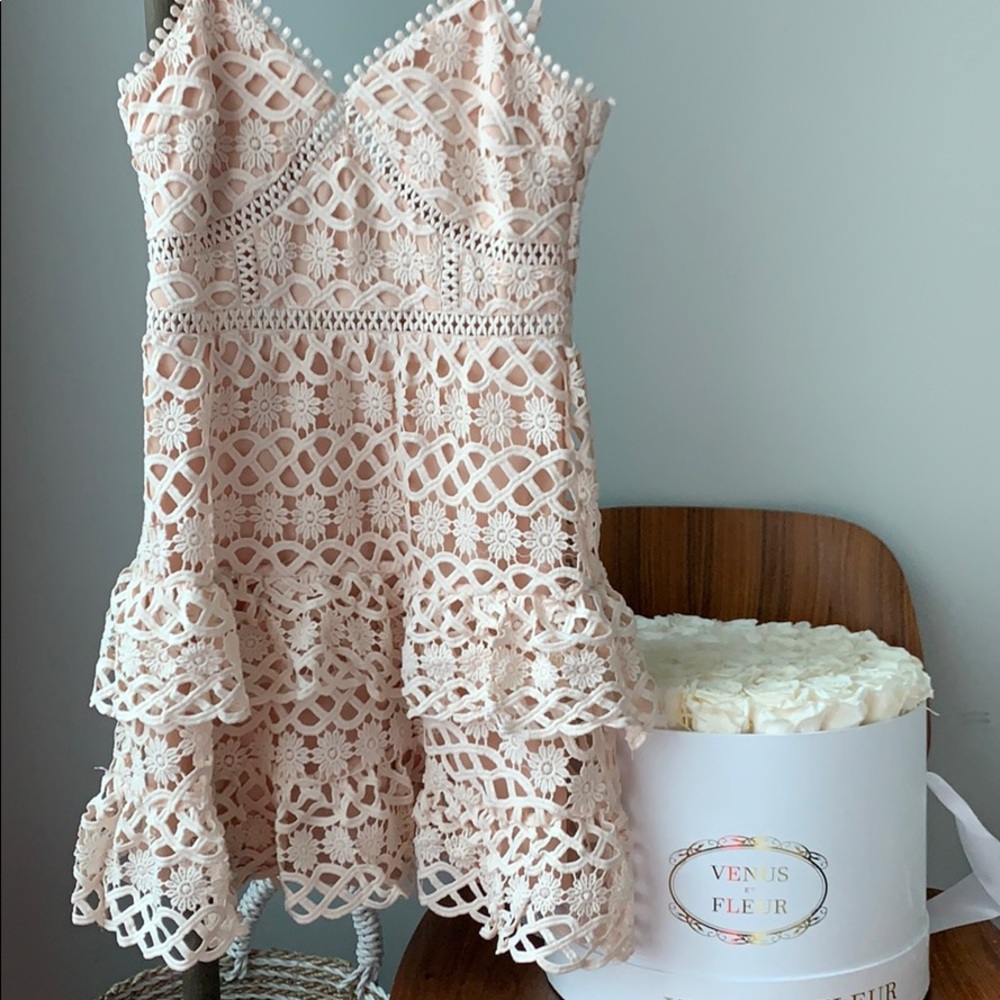 Lulus blush Mimi dress